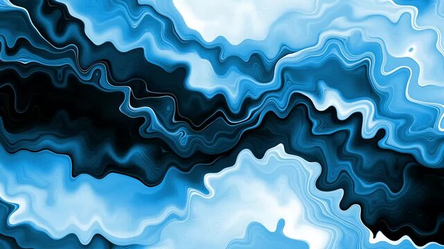 Abstract Wavy Liquid Pattern Background Animation