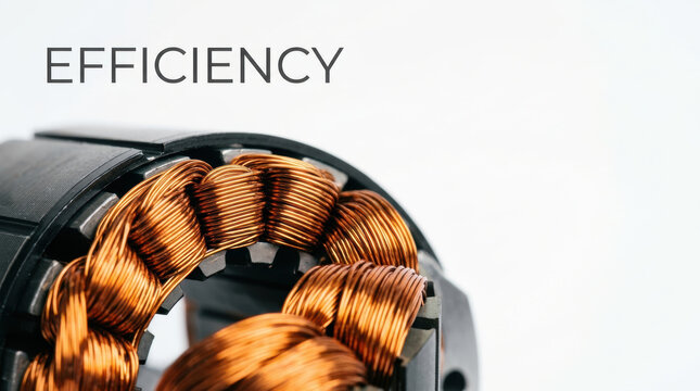 Efficiency research advances sustainable energy through copper coil drivetrain engineering and precise electric motor design