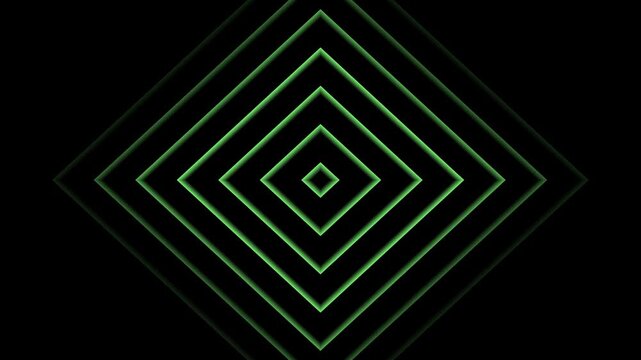 Soft concentric diamond shapes minimalist geometric pattern abstract modern design animation