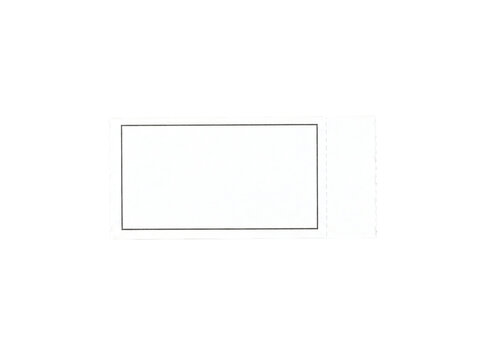 Minimalist rectangular frame outline on a clean white background for graphic design layouts