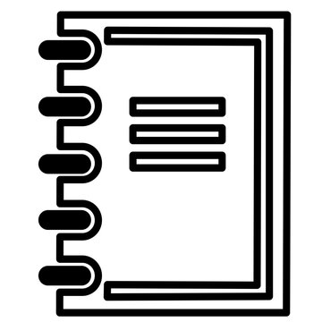 vector notebook icon