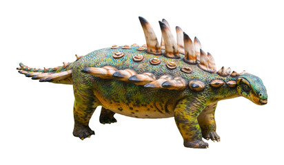 Naklejka premium Gastonia is an herbivorous ankylosaurian dinosaur genus from the Early Cretaceous period. Belonging to the family Nodosauridae, it was a heavily armored quadrupedal reptile of North America.
