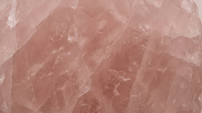 Rose Quartz Surface Texture for Holistic Beauty Campaign