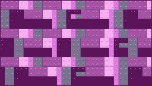 Purple and Grey Interlocking Toy Bricks Geometric Pattern Texture