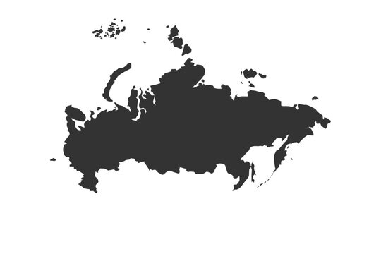 Russia Vector Shape Isolated