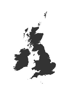 UK Vector Shape Isolated