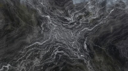 Fototapeta premium Dark charcoal and silver marble stone texture with natural veins and luxury pattern.