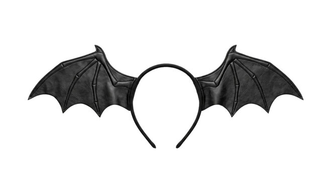 Black bat wings headband for Halloween costume accessory