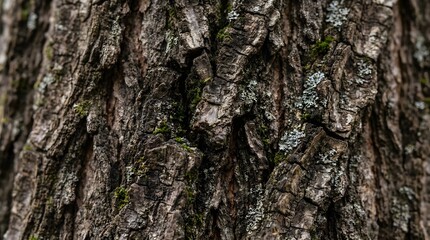 Fototapeta premium Rough Tree Bark Texture Macro For Grounding Senses Concept