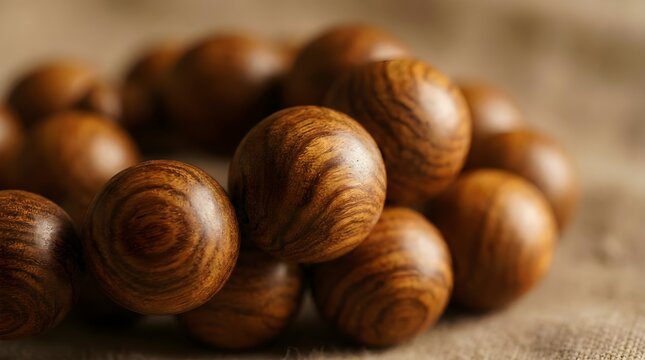 Wooden Beads Texture Anxiety Relief Object