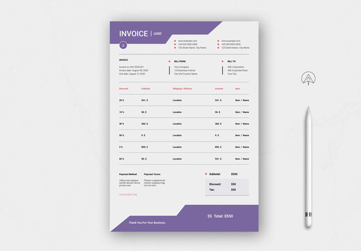 Payment Invoice Template