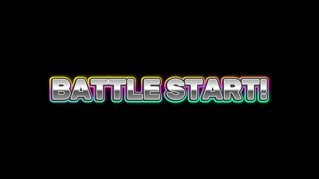 Prepare for the ultimate challenge, the epic 'Battle Start!' screen is here to ignite your competitive spirit and begin your extraordinary adventure