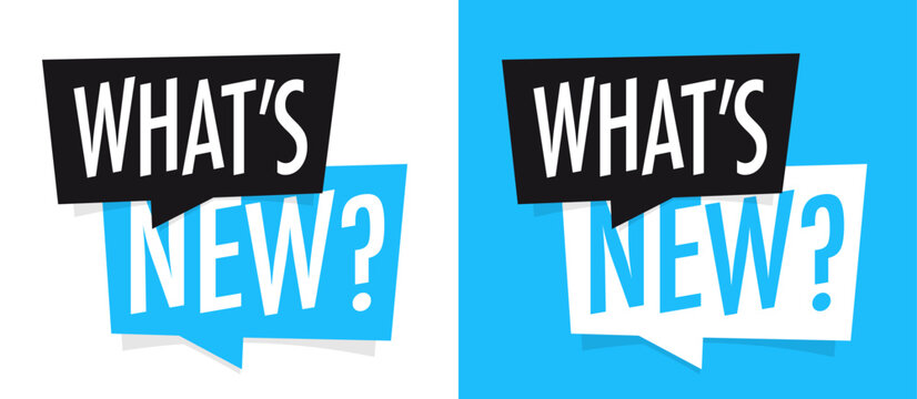 What's new?