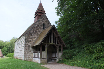 notre-dame chapel at the saint-wandrille abbey in normandy in france  © frdric