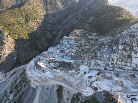 Carrara Marble Quarries in Tuscany