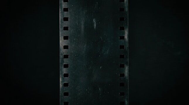 Vintage film strip border with sprocket holes.