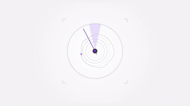 Abstract animated grid frequency held within its band drawn as cool blue-white lines and shapes on a bright, clean light background. Seamless looping 4K motion graphics video with free space for text,