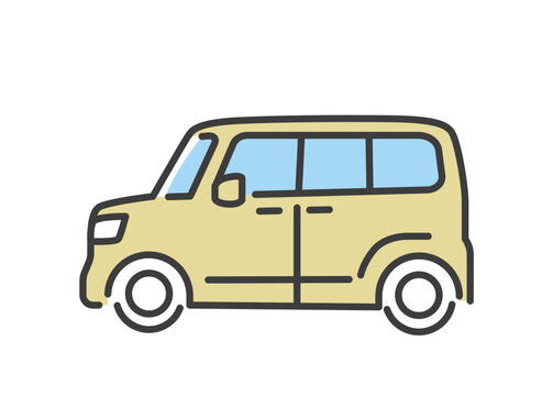 乗り物のシンプルなイラスト