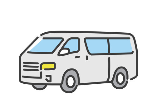 乗り物のシンプルなイラスト
