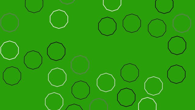 abstract looping geometric circle pattern animation background 4k, Minimalist abstract motion with pulsing Abstract circles and rings background with bright overlapping shapes