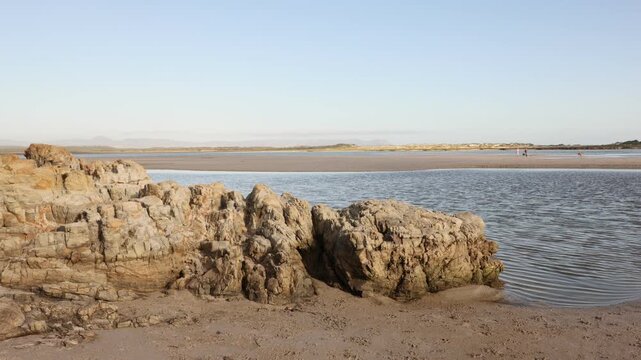 Grotto lagoon, Hermanus, South Africa in late afternoon light