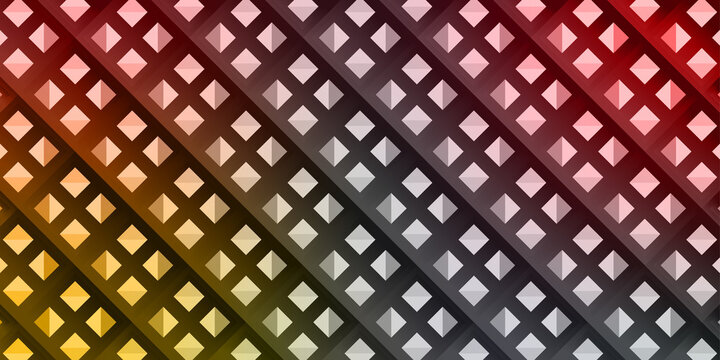 Abstract multicolor diagonal grid background with square 3d patterns for vibrant creative marketing materials and artistic displays.