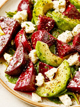 Beetroot Avocado and Feta Salad &ndash; AI Generative