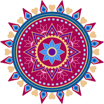 mandala indian ornament