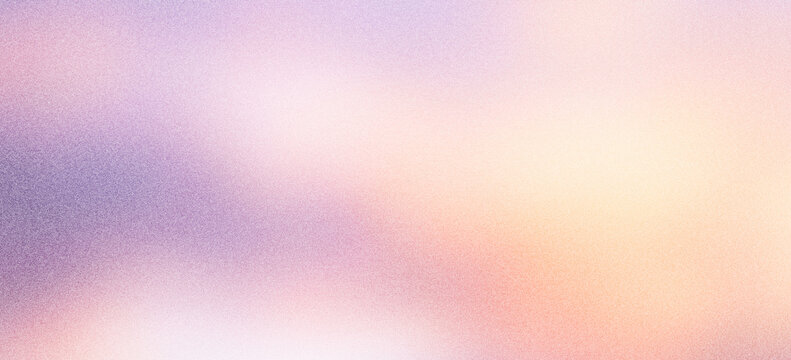 Pastel gradient background with grainy texture, soft purple and peach blur aesthetic, ethereal dreamy light overlay for social media and web design