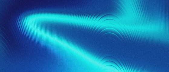 Granular ultramarine blue, ethereal background for tech and branding, flowing wave patterns, luminous aqua cyan current, subtle digital noise © Pro Stock