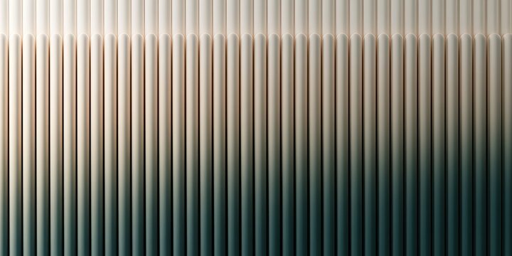Vertical fluted surface with soft gradient from light to dark