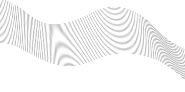 Abstract wave pattern with gradient effect