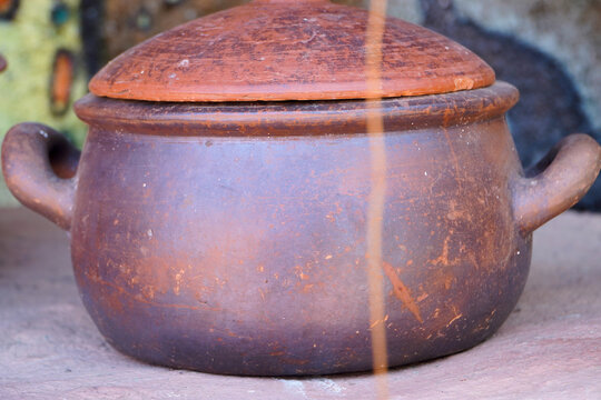 old clay pot