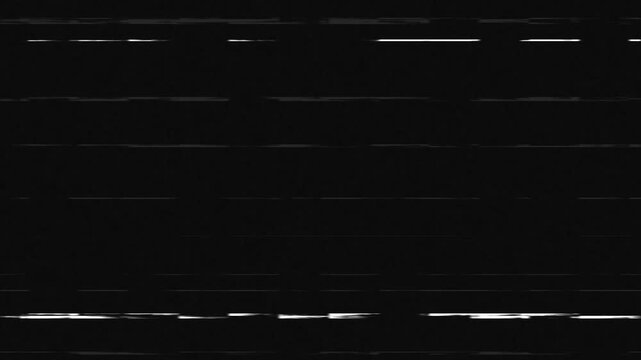 Video signal defects and interference with noise and malfunction effects. TV and computer glitches with static noise, distorted transmission and digital interference background