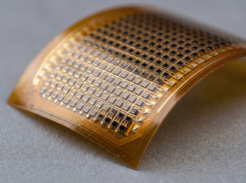 Curved Flexible Microelectrode Array Chip For Retinal Neural Implant Research