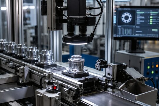 Automated Machine Vision Inspection and Quality Control System in Modern Factory