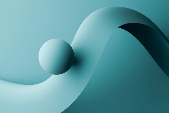 3D Fluid Motion Meditation Background