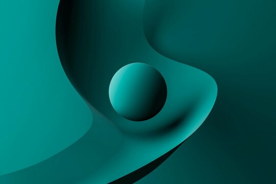 3D Organic Rhythm Wellness Background