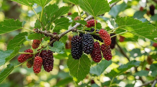 Fresh Organic Mulberries