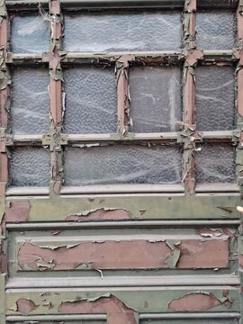 old wooden window