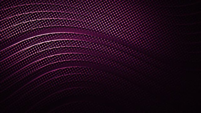 Red, magenta, and purple layered strata build an embossed risograph look with halftone texture in a seamless loop.