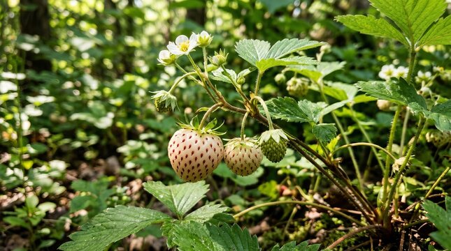 Organic Pineberry : Authentic White Strawberry