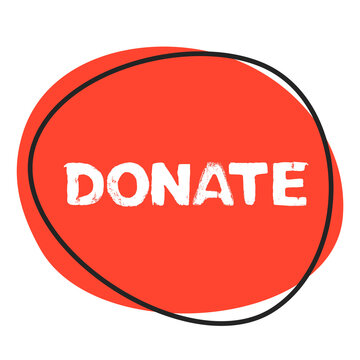 Donate - Button in rot mit Rahmen