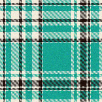 Seamless teal and dark green plaid tartan pattern background textile design with seamless texture fabric texture checkered pattern scottish plaid winter plaid background illustration seamless