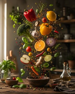 Levitating Garden Kitchen Bounty