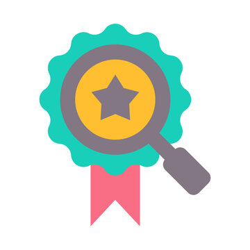 Quality Control Icon - Flat Color