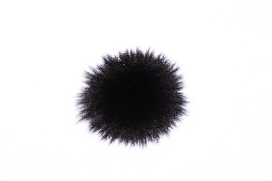 Abstract Black and White Ink Wash Fluid Background