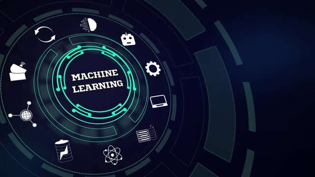 Automated pattern recognition telemetry screen template designed to illustrate modern machine learning processes