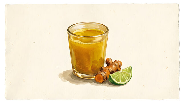 glass of indonesian jamu 