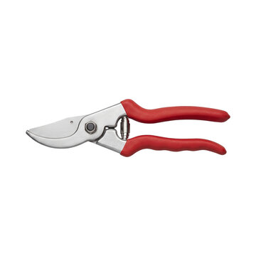Professional Garden Bypass Pruning Shears Secateurs with Red Rubber Handles